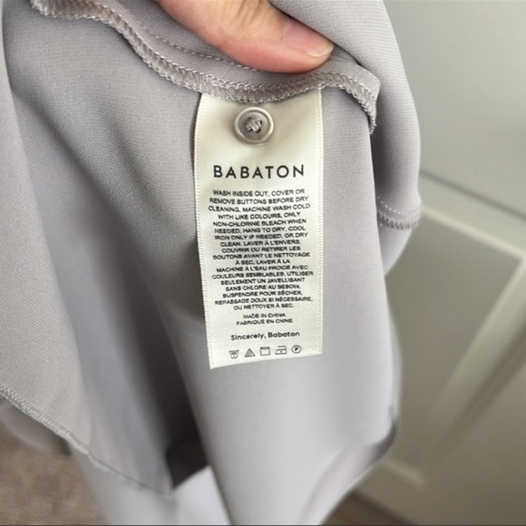 *SOLD* Aritzia Babaton Hamptons Dress - Gray / Grey - Picture 6 of 8